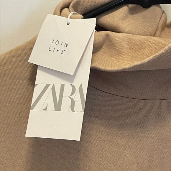 NWT Turtleneck Dress - Women Size S - Tan - Picture 2 of 5